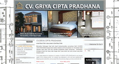Desktop Screenshot of griyaciptapradhana.com