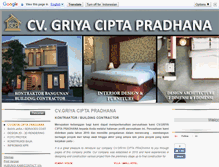 Tablet Screenshot of griyaciptapradhana.com